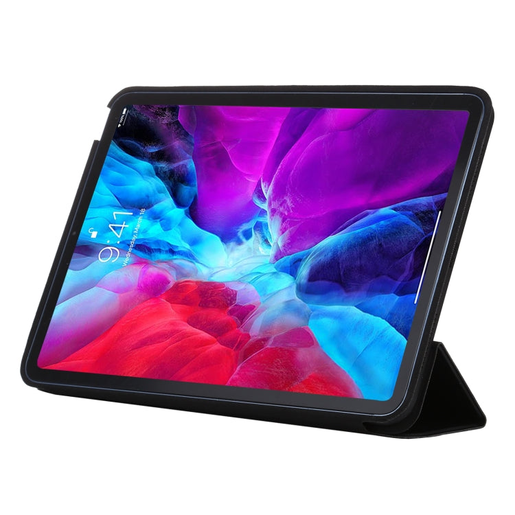 3-fold Horizontal Flip Smart Leather Case with Sleep / Wake-up Function & Holder For iPad Air 2022 / 2020 10.9
