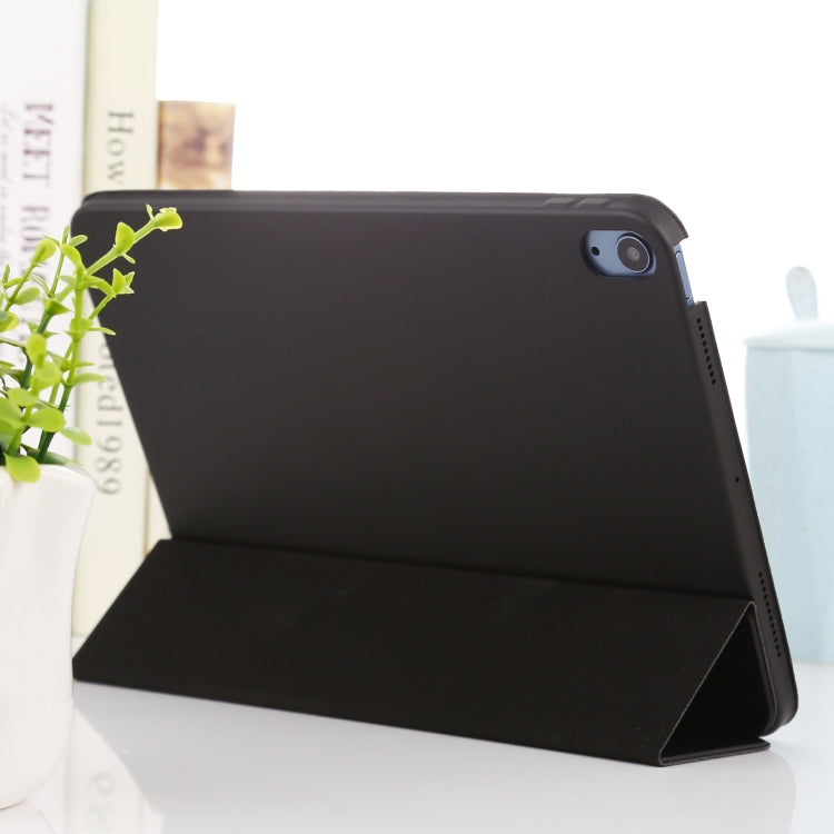 3-fold Horizontal Flip Smart Leather Case with Sleep / Wake-up Function & Holder For iPad Air 2022 / 2020 10.9