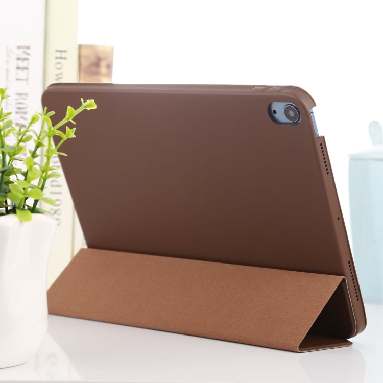 3-fold Horizontal Flip Smart Leather Case with Sleep / Wake-up Function & Holder For iPad Air 2022 / 2020 10.9