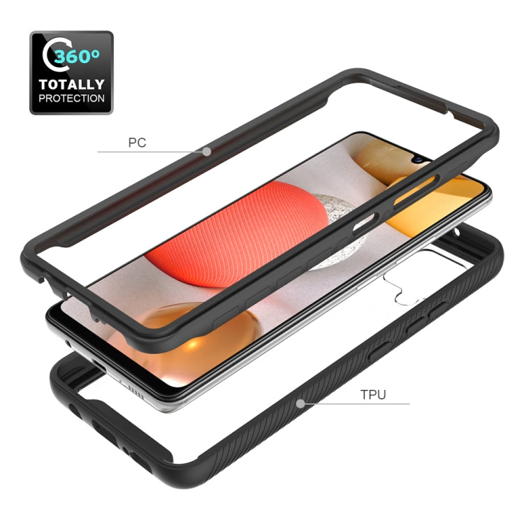 For Samsung Galaxy A42 5G Starry Sky Solid Color Series Shockproof PC + TPU Protective Case