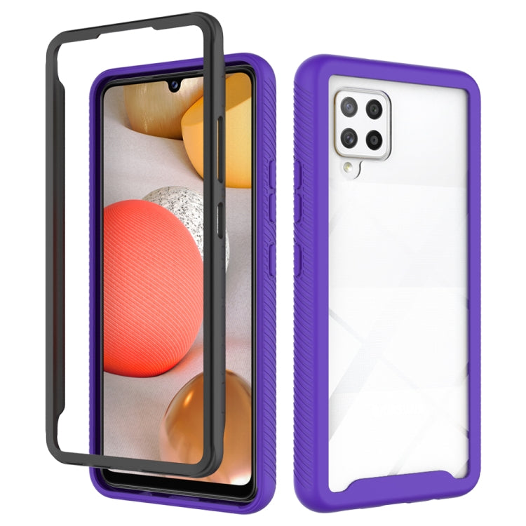 For Samsung Galaxy A42 5G Starry Sky Solid Color Series Shockproof PC + TPU Protective Case