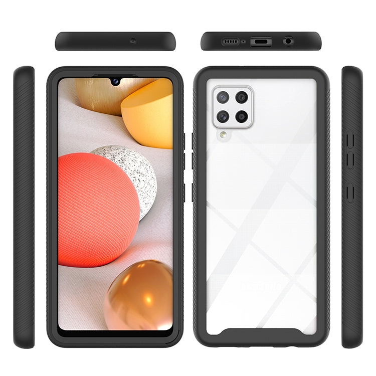 For Samsung Galaxy A42 5G Starry Sky Solid Color Series Shockproof PC + TPU Protective Case