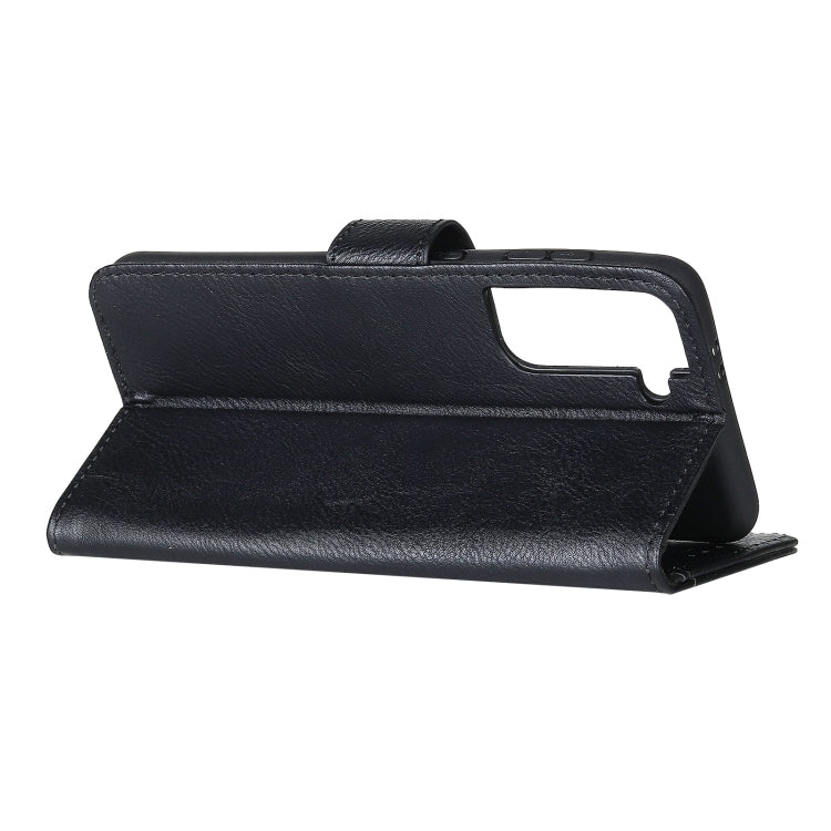 For Samsung Galaxy S21 Plus 5G KHAZNEH Cowhide Texture Horizontal Flip Leather Case with Holder & Card Slots & Wallet