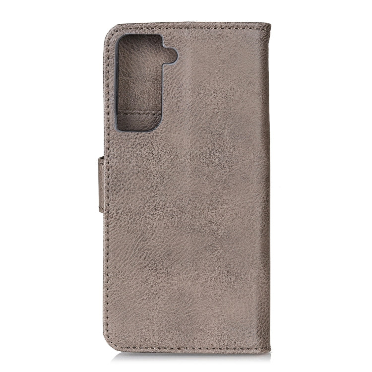 For Samsung Galaxy S21 Plus 5G KHAZNEH Cowhide Texture Horizontal Flip Leather Case with Holder & Card Slots & Wallet