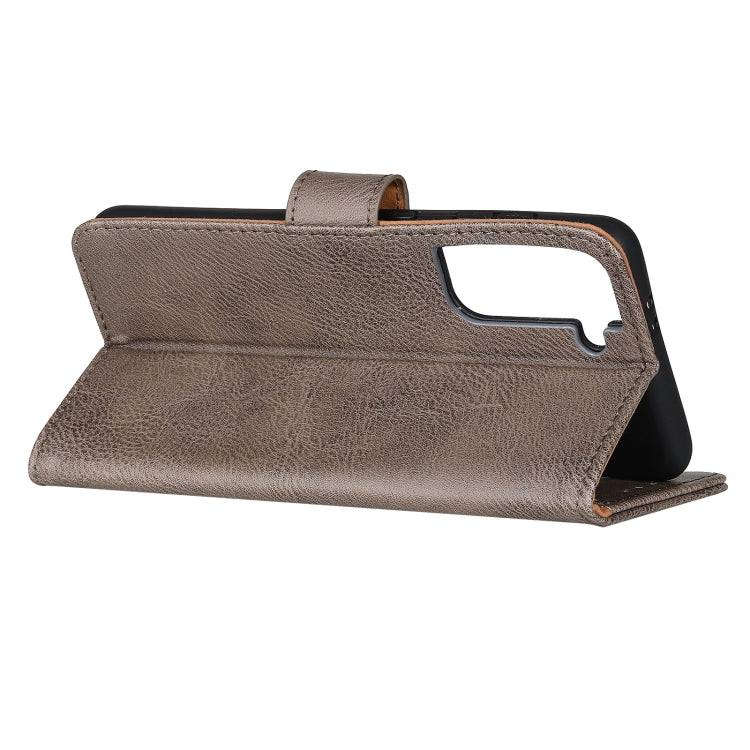 For Samsung Galaxy S21 Plus 5G KHAZNEH Cowhide Texture Horizontal Flip Leather Case with Holder & Card Slots & Wallet