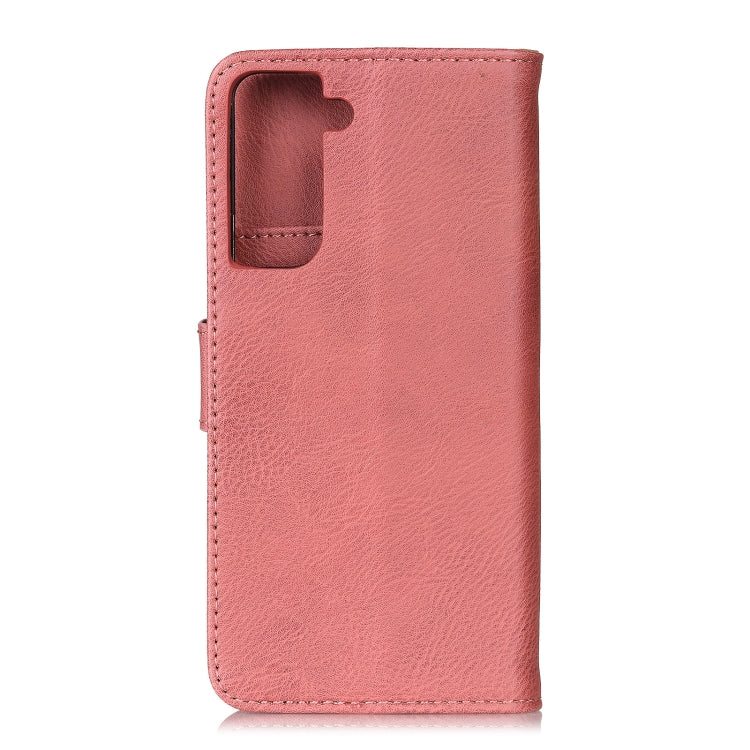 For Samsung Galaxy S21 Plus 5G KHAZNEH Cowhide Texture Horizontal Flip Leather Case with Holder & Card Slots & Wallet