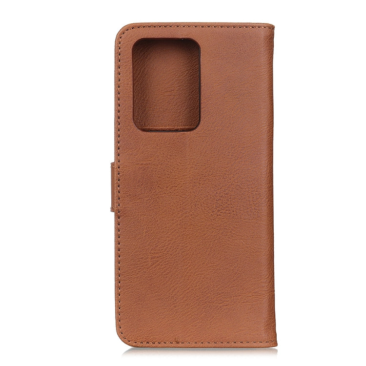 For Samsung Galaxy S21 Ultra 5G KHAZNEH Cowhide Texture Horizontal Flip Leather Case with Holder & Card Slots & Wallet