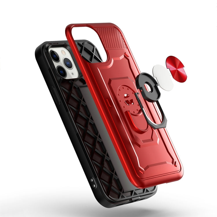 For iPhone 12 mini Shockproof PC + TPU Protective Case with Ring Holder