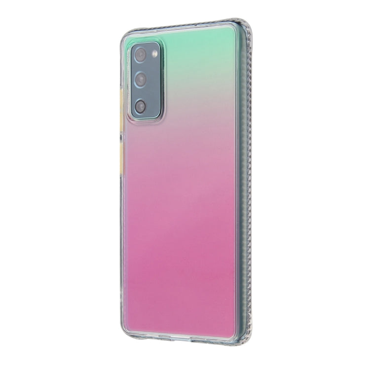 For Samsung Galaxy S20 FE Gradient Shockproof TPU Case with Detachable Buttons