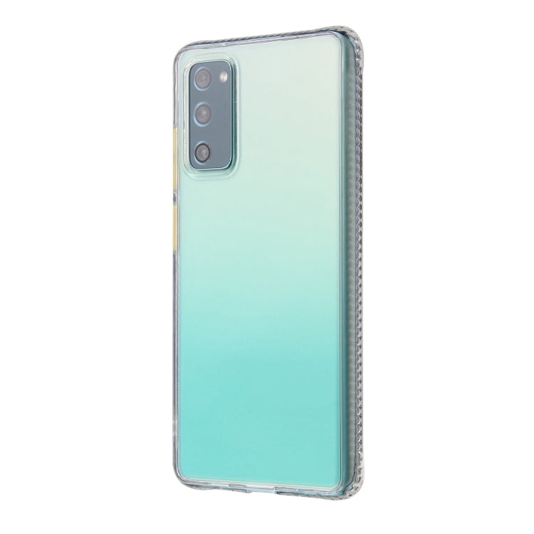 For Samsung Galaxy S20 FE Gradient Shockproof TPU Case with Detachable Buttons