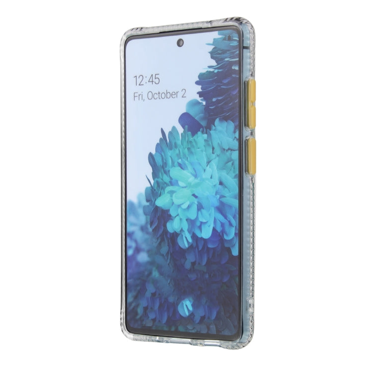 For Samsung Galaxy S20 FE Gradient Shockproof TPU Case with Detachable Buttons