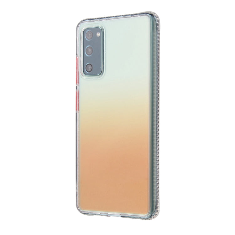 For Samsung Galaxy S20 FE Gradient Shockproof TPU Case with Detachable Buttons