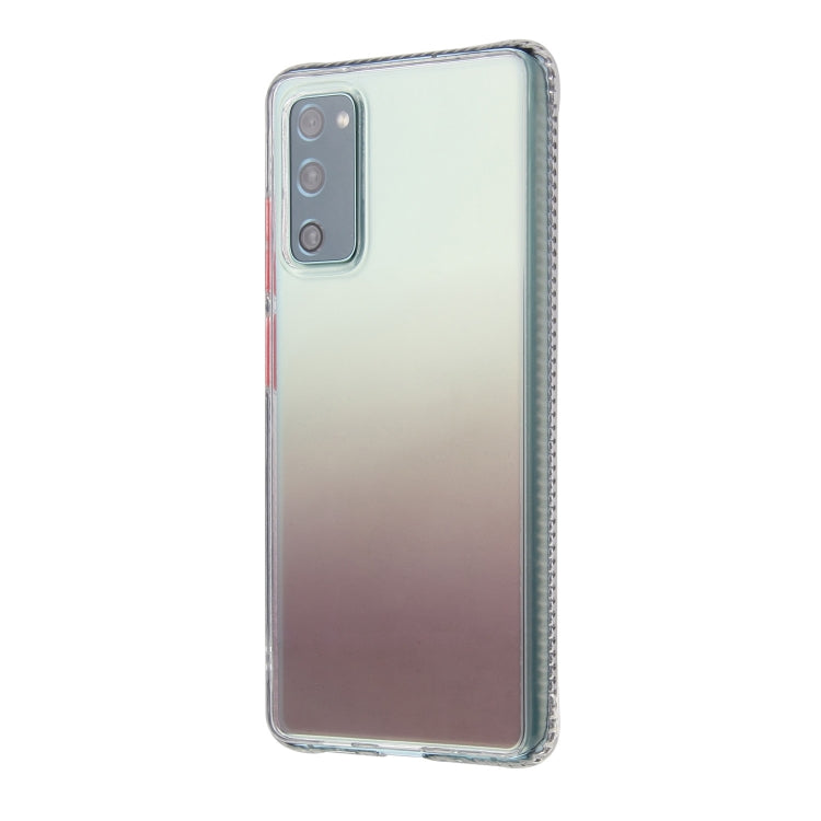 For Samsung Galaxy S20 FE Gradient Shockproof TPU Case with Detachable Buttons