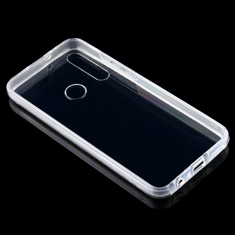 For Huawei Y6p PC+TPU Ultra-Thin Double-Sided All-Inclusive Transparent Case