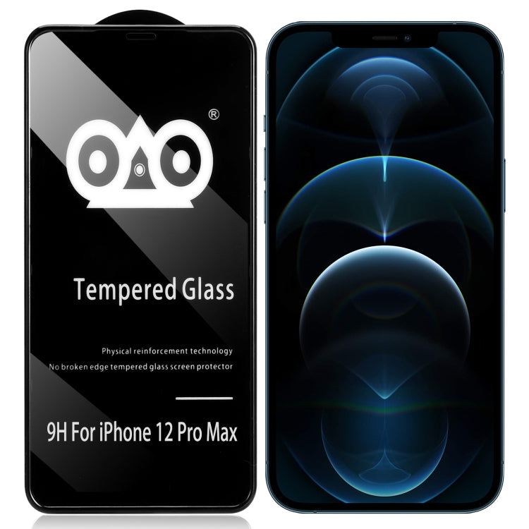 For iPhone 12 Pro Max Shockproof Anti-breaking Edge Airbag Tempered Glass Film