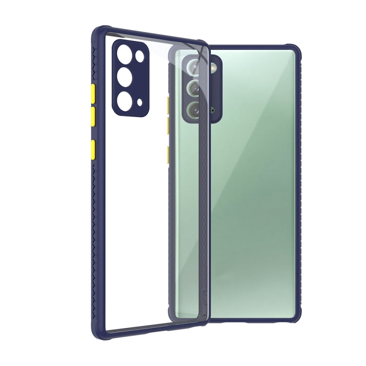 For Samsung Galaxy  Note20 Tire Side Texture Contrast Button Shockproof PC + TPU Phone Protective Case