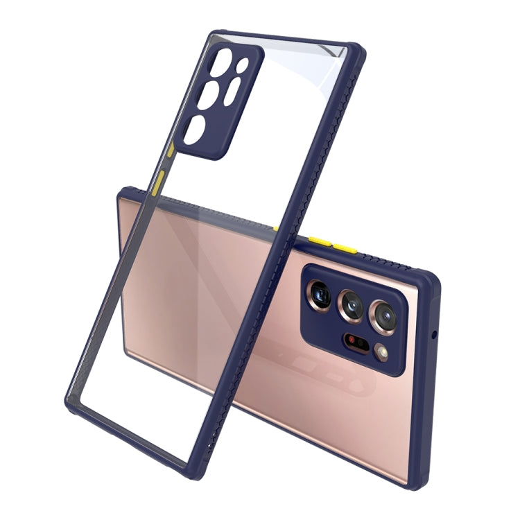 For Samsung Galaxy Note20 Ultra Tire Side Texture Contrast Button Shockproof PC + TPU Phone Protective Case