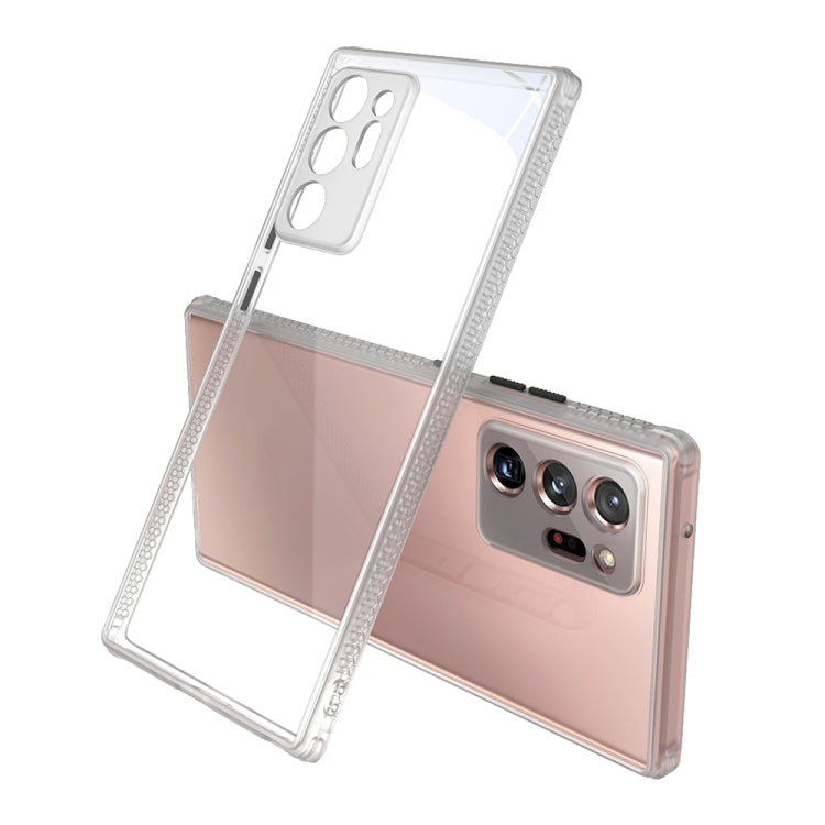 For Samsung Galaxy Note20 Ultra Tire Side Texture Contrast Button Shockproof PC + TPU Phone Protective Case