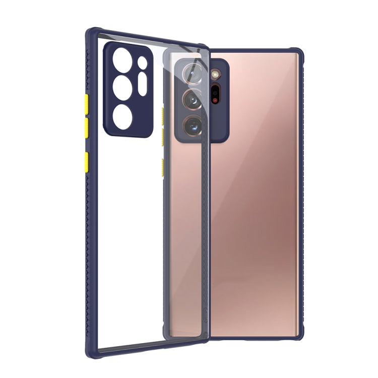 For Samsung Galaxy Note20 Ultra Tire Side Texture Contrast Button Shockproof PC + TPU Phone Protective Case