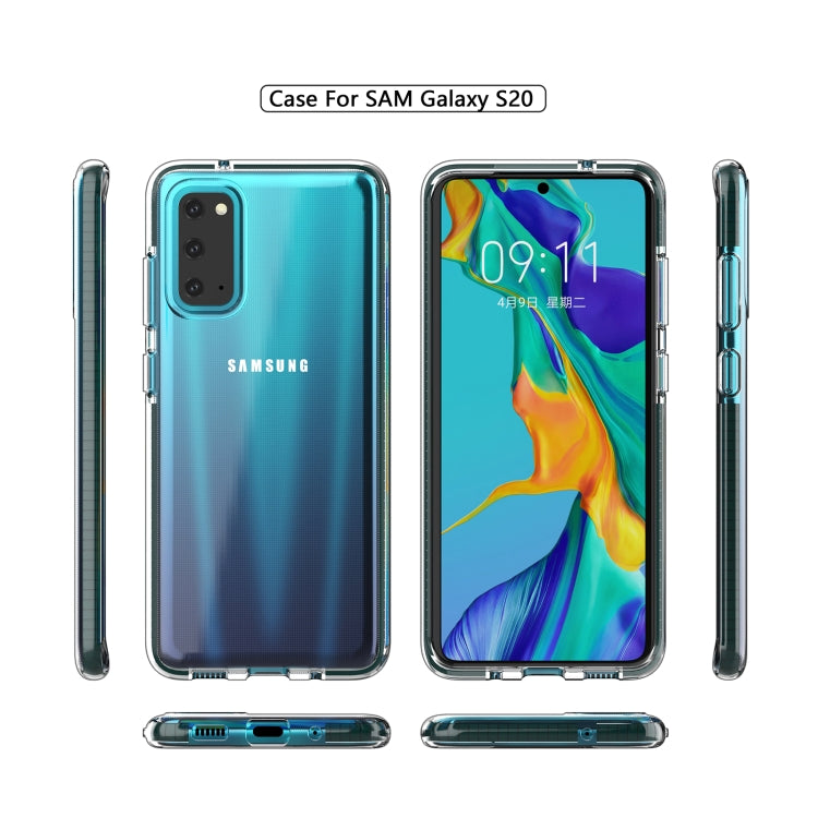 For Samsung Galaxy S20 TPU Double-color Shockproof Protective Case
