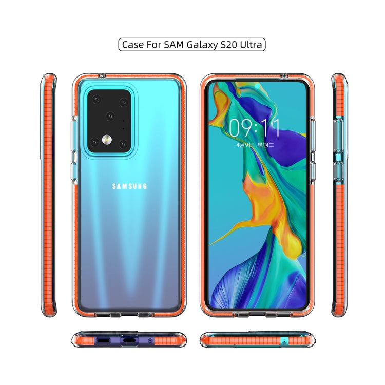 For Samsung Galaxy S20 Ultra TPU Double-color Shockproof Protective Case