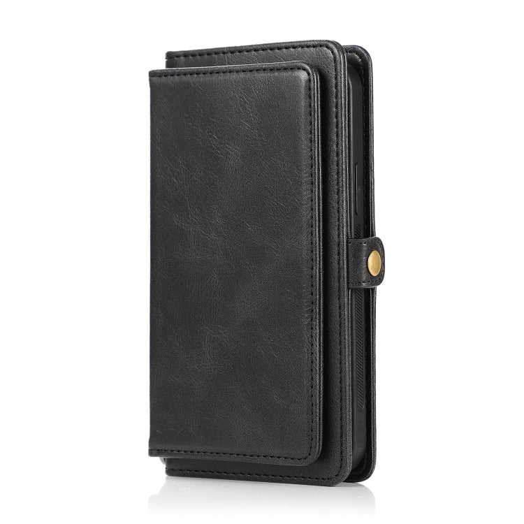 For iPhone 12 mini Multiple Card Slots Detachable Magnetic Horizontal Flip Leather Case with Card Slots & Holder & Wallet