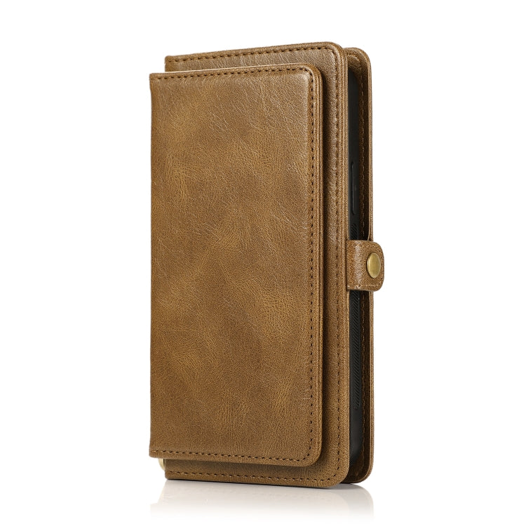 For iPhone 12 mini Multiple Card Slots Detachable Magnetic Horizontal Flip Leather Case with Card Slots & Holder & Wallet