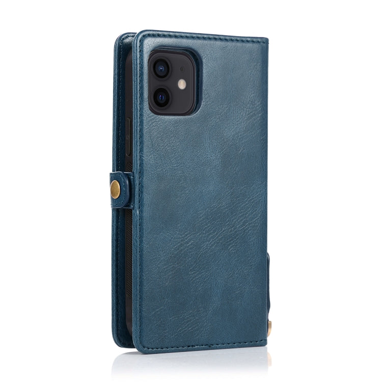 For iPhone 12 mini Multiple Card Slots Detachable Magnetic Horizontal Flip Leather Case with Card Slots & Holder & Wallet