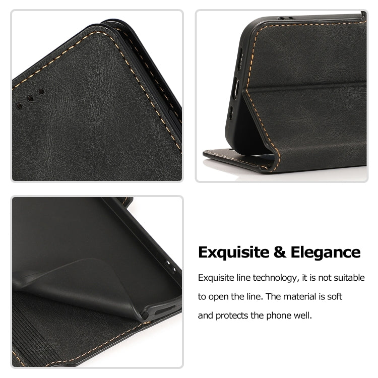 For iPhone 12 mini Retro Magnetic Closing Clasp Horizontal Flip Leather Case with Holder & Card Slots & Photo Frame & Wallet