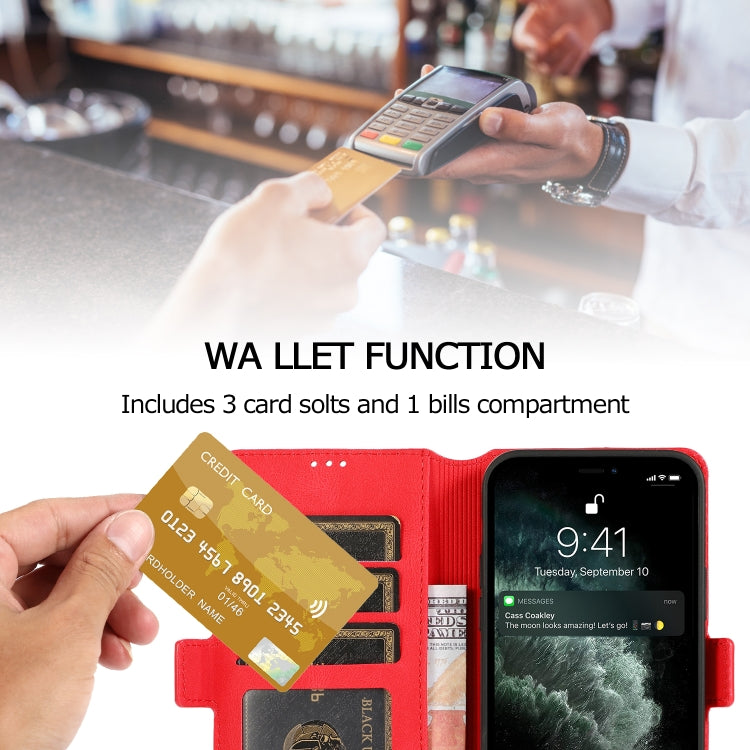 For iPhone 12 mini Retro Magnetic Closing Clasp Horizontal Flip Leather Case with Holder & Card Slots & Photo Frame & Wallet
