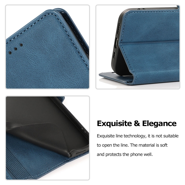 For iPhone 12 mini Retro Magnetic Closing Clasp Horizontal Flip Leather Case with Holder & Card Slots & Photo Frame & Wallet