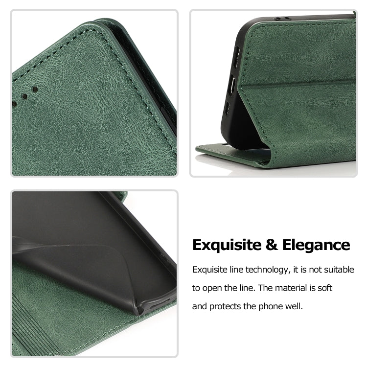 For iPhone 12 mini Retro Magnetic Closing Clasp Horizontal Flip Leather Case with Holder & Card Slots & Photo Frame & Wallet