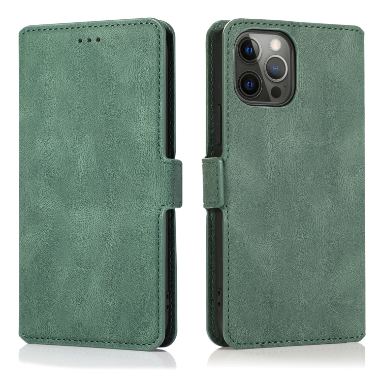 For iPhone 12 Pro Max Retro Magnetic Closing Clasp Horizontal Flip Leather Case with Holder & Card Slots & Photo Frame & Wallet