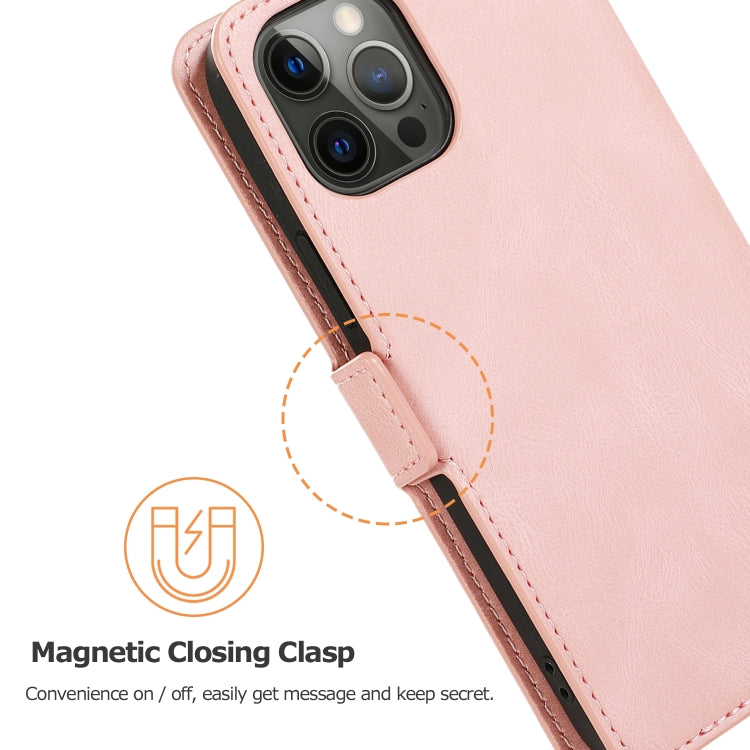 For iPhone 12 Pro Max Retro Magnetic Closing Clasp Horizontal Flip Leather Case with Holder & Card Slots & Photo Frame & Wallet