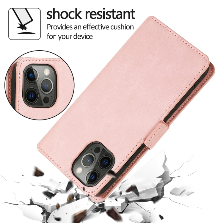 For iPhone 12 Pro Max Retro Magnetic Closing Clasp Horizontal Flip Leather Case with Holder & Card Slots & Photo Frame & Wallet