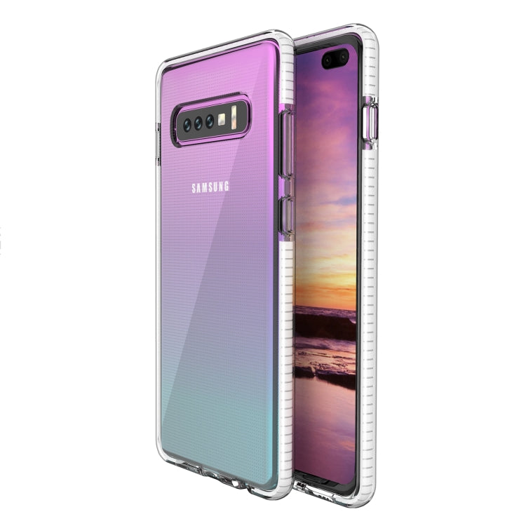 For Samsung Galaxy S10+ TPU Double-color Shockproof Protective Case