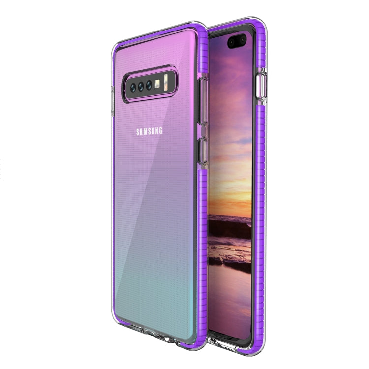 For Samsung Galaxy S10+ TPU Double-color Shockproof Protective Case