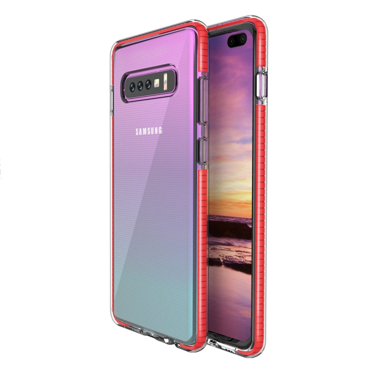 For Samsung Galaxy S10+ TPU Double-color Shockproof Protective Case