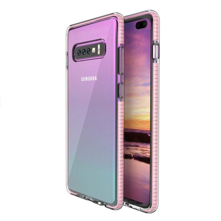For Samsung Galaxy S10+ TPU Double-color Shockproof Protective Case