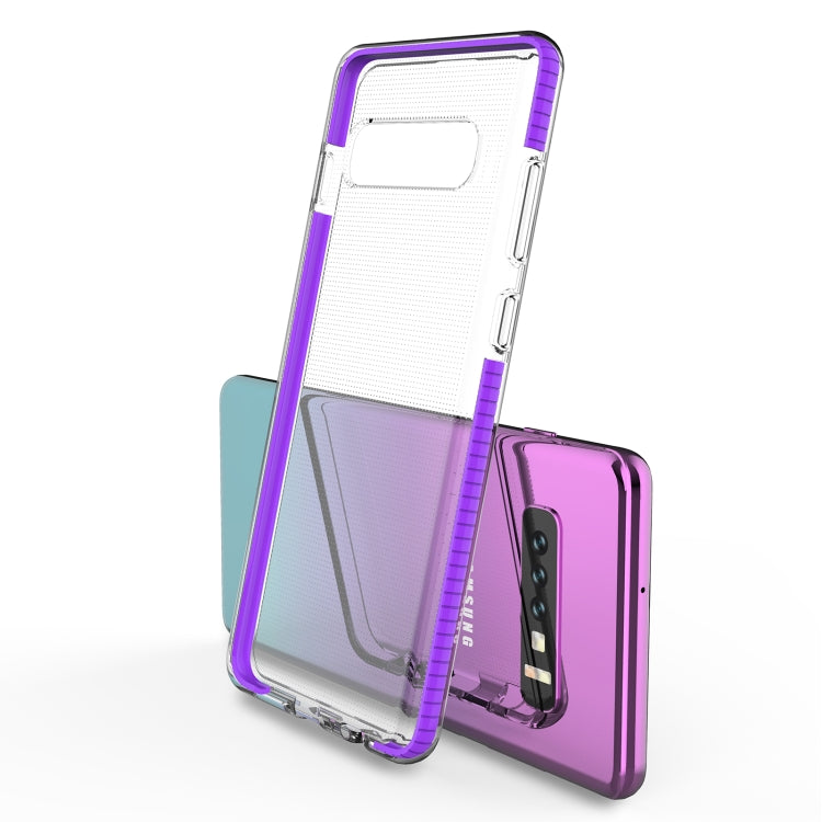 For Samsung Galaxy S10+ TPU Double-color Shockproof Protective Case