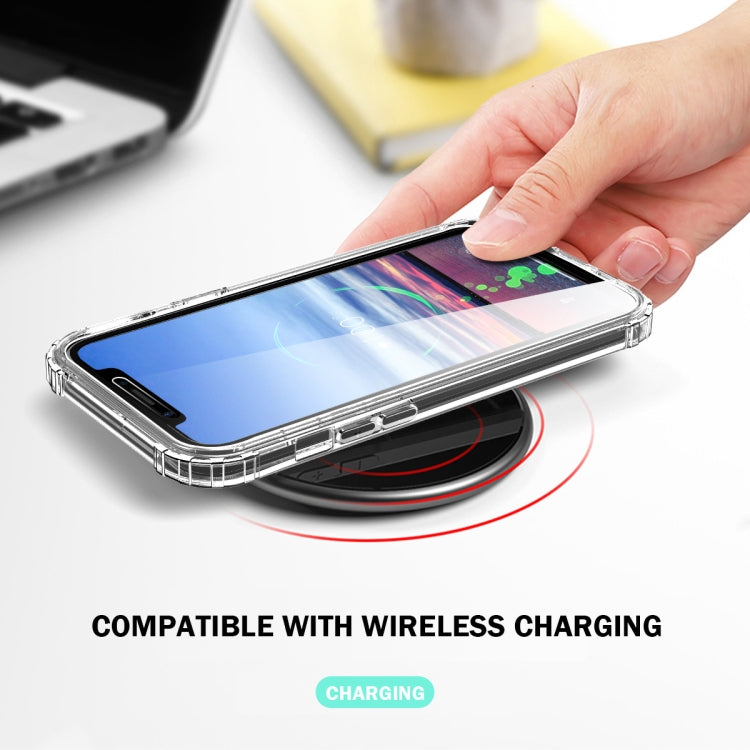 For iPhone 12 mini Front and Back Transparent Four-corner Three-proof Case (Transparent)