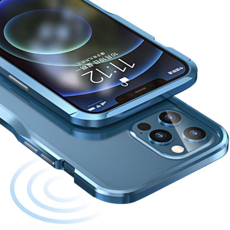 For iPhone 12 Pro Max Sharp Edge Magnetic Adsorption Shockproof Case