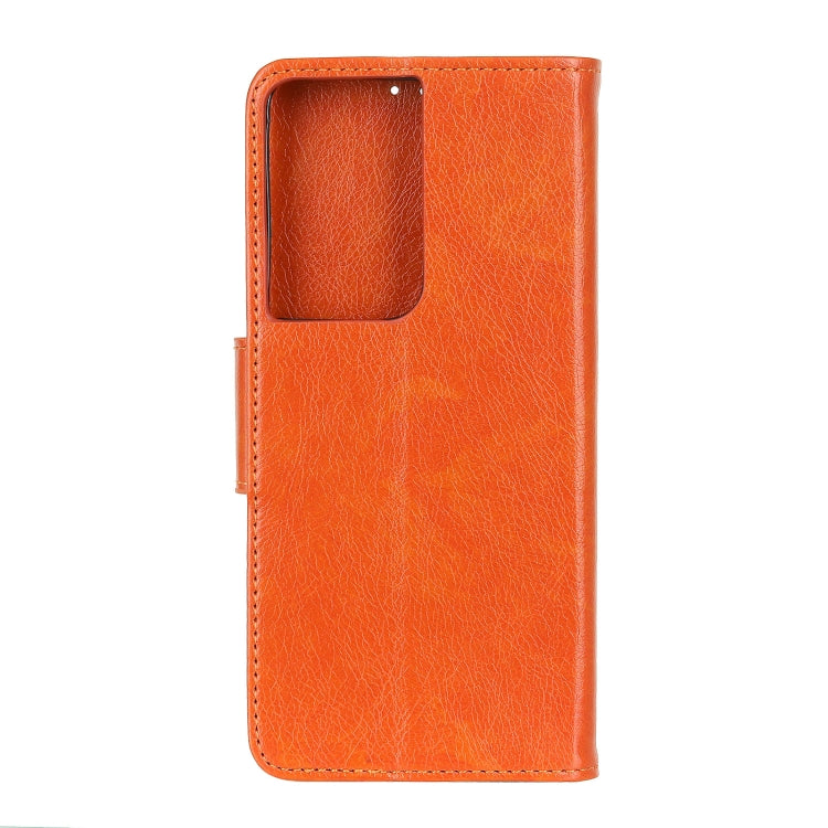 For Samsung Galaxy S30 Ultra / S21 Ultra Nappa Texture Horizontal Flip Leather Case with Holder & Card Slots & Wallet