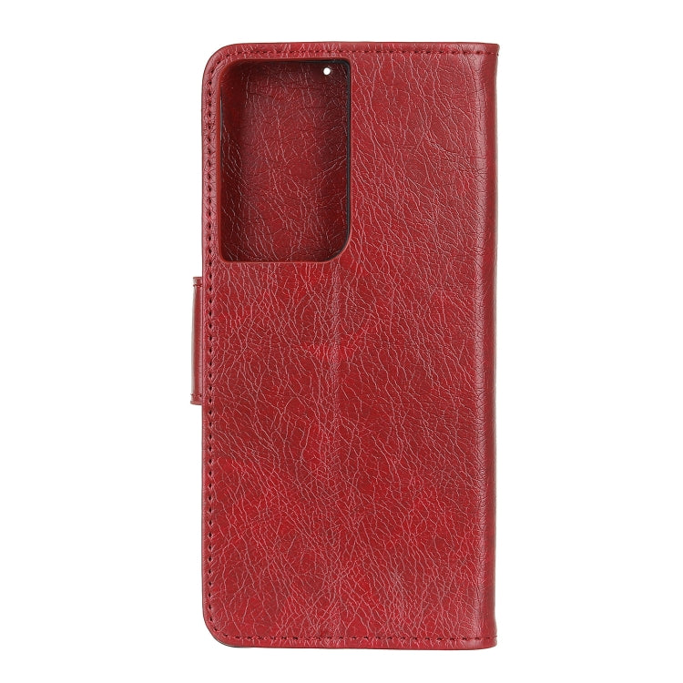 For Samsung Galaxy S30 Ultra / S21 Ultra Nappa Texture Horizontal Flip Leather Case with Holder & Card Slots & Wallet
