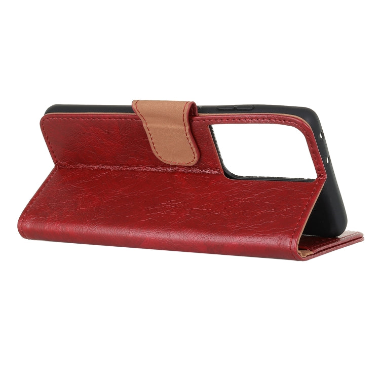 For Samsung Galaxy S30 Ultra / S21 Ultra Nappa Texture Horizontal Flip Leather Case with Holder & Card Slots & Wallet
