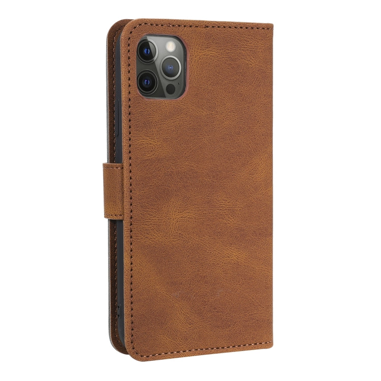 For iPhone 12 mini Stitching Calf Texture Horizontal Flip Leather Case with Holder & Card Slots & Wallet