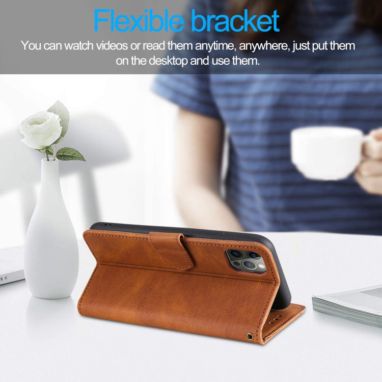 For iPhone 12 mini Stitching Calf Texture Horizontal Flip Leather Case with Holder & Card Slots & Wallet
