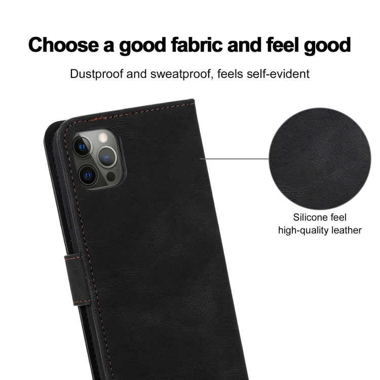 For iPhone 12 mini Stitching Calf Texture Horizontal Flip Leather Case with Holder & Card Slots & Wallet