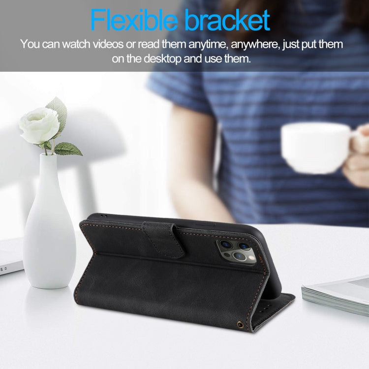 For iPhone 12 mini Stitching Calf Texture Horizontal Flip Leather Case with Holder & Card Slots & Wallet