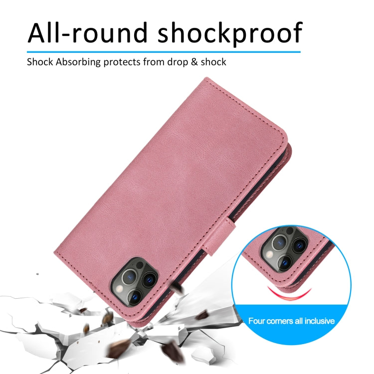 For iPhone 12 mini Stitching Calf Texture Horizontal Flip Leather Case with Holder & Card Slots & Wallet